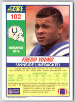 1990 Score Fredd Young #102