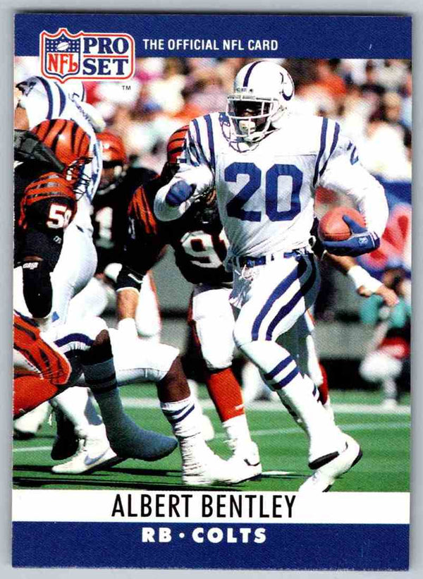 1990 Pro Set Albert Bentley #128