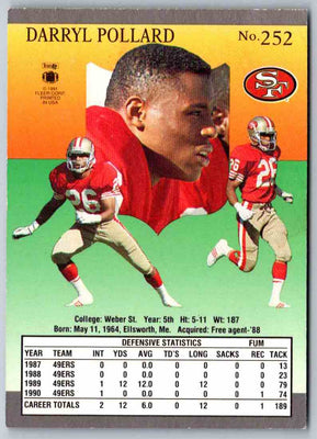 1991 Fleer Ultra Darryl Pollard #252