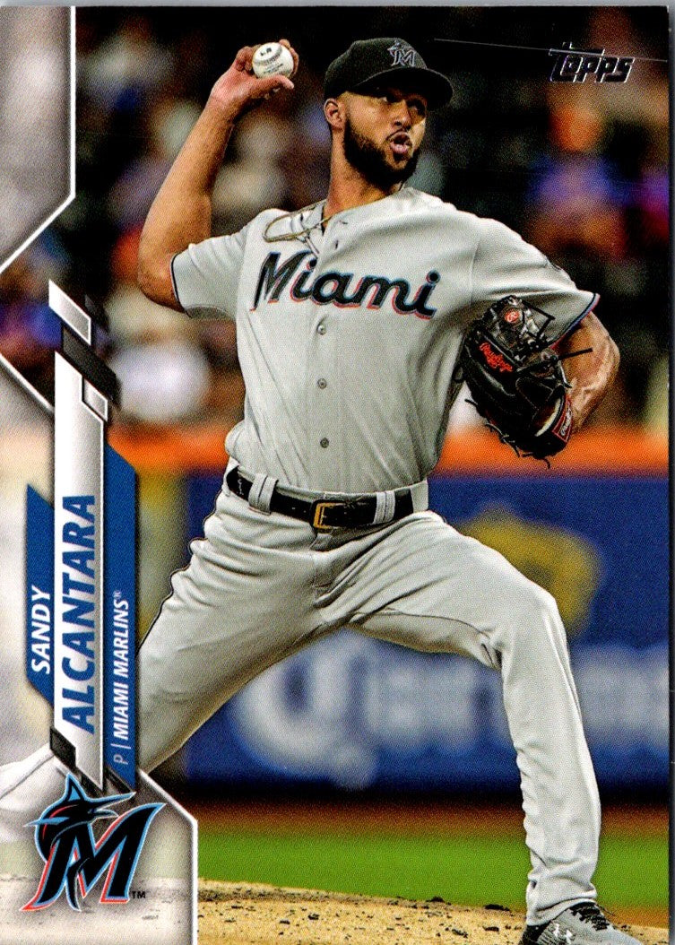 2020 Topps Miami Marlins Sandy Alcantara