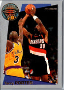 1992 Fleer Sharpshooters Terry Porter