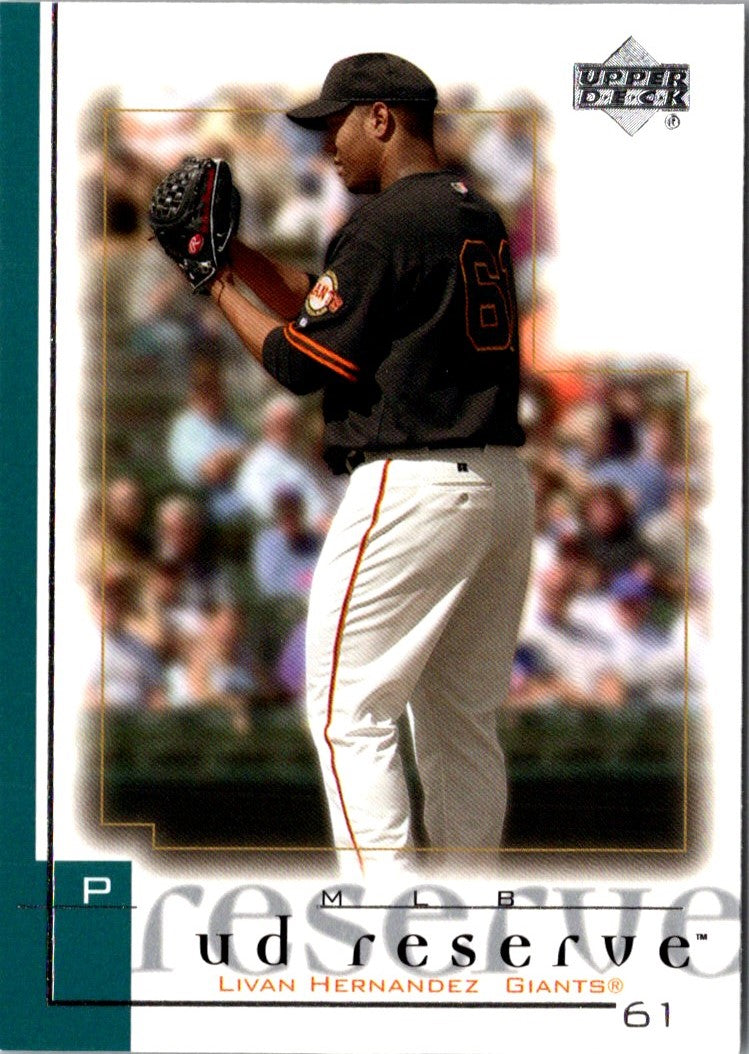 2001 UD Reserve Livan Hernandez