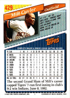 1993 Topps Gold Milt Cuyler #429