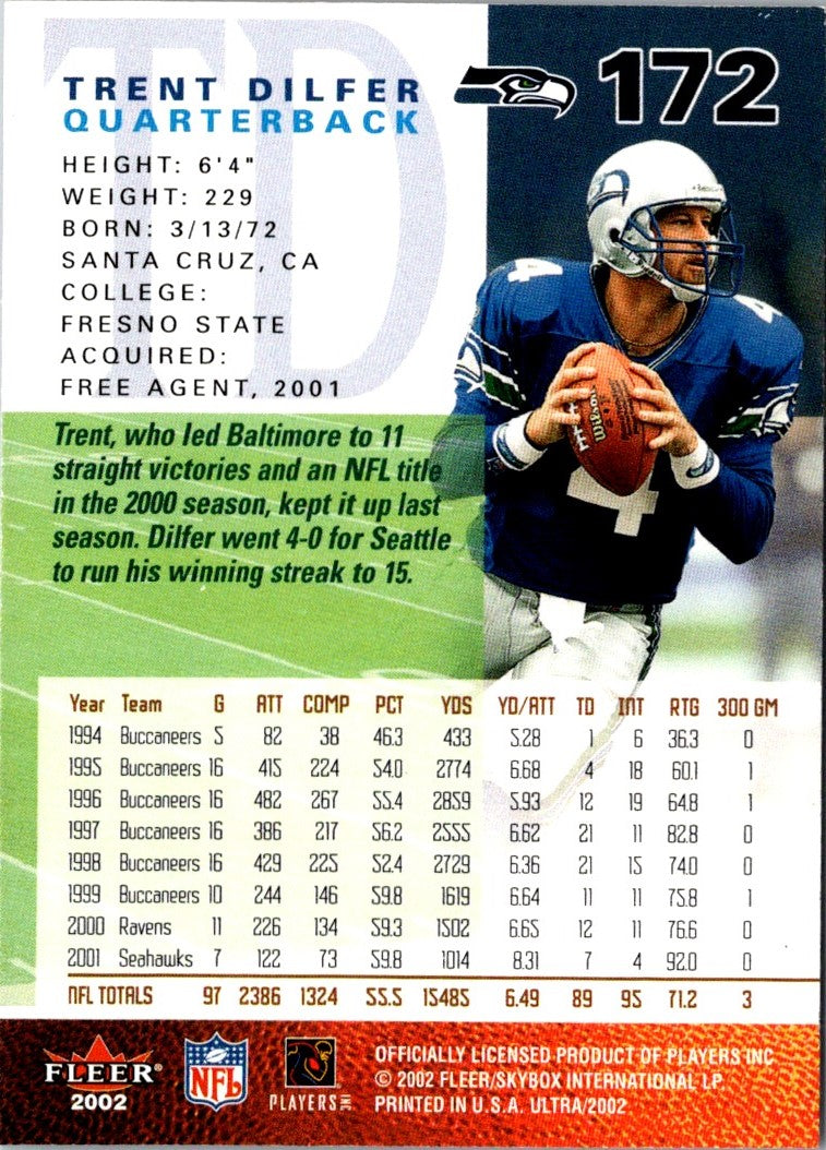 2002 Ultra Trent Dilfer