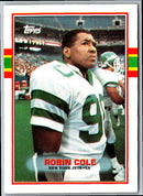 1989 Topps Box Bottoms Drew Hill/Robin Cole