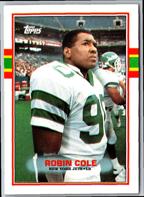 1989 Topps Box Bottoms Drew Hill/Robin Cole #I