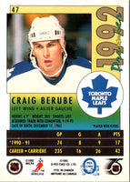 1991 O-Pee-Chee Premier Craig Berube #47