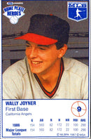 1987 Kraft Home Plate Heroes Wally Joyner