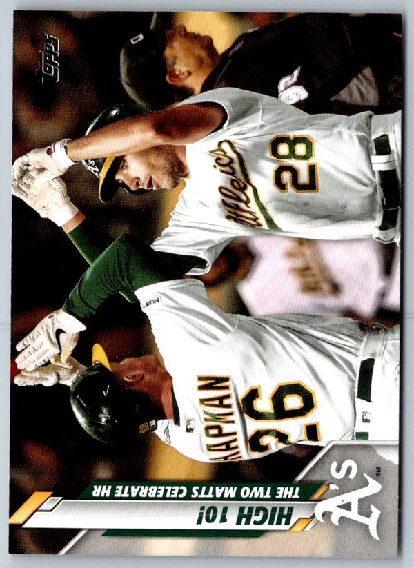 2020 Topps Update High 10! (Matt Chapman/Matt Olson) #U-218