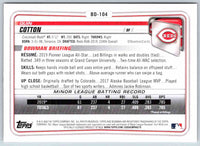 2020 Bowman Quin Cotton #BD-104
