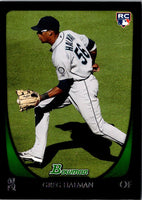 2011 Bowman Greg Halman #198 Rookie