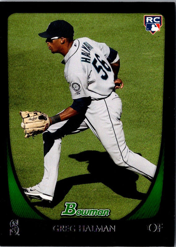 2011 Bowman Greg Halman #198 Rookie