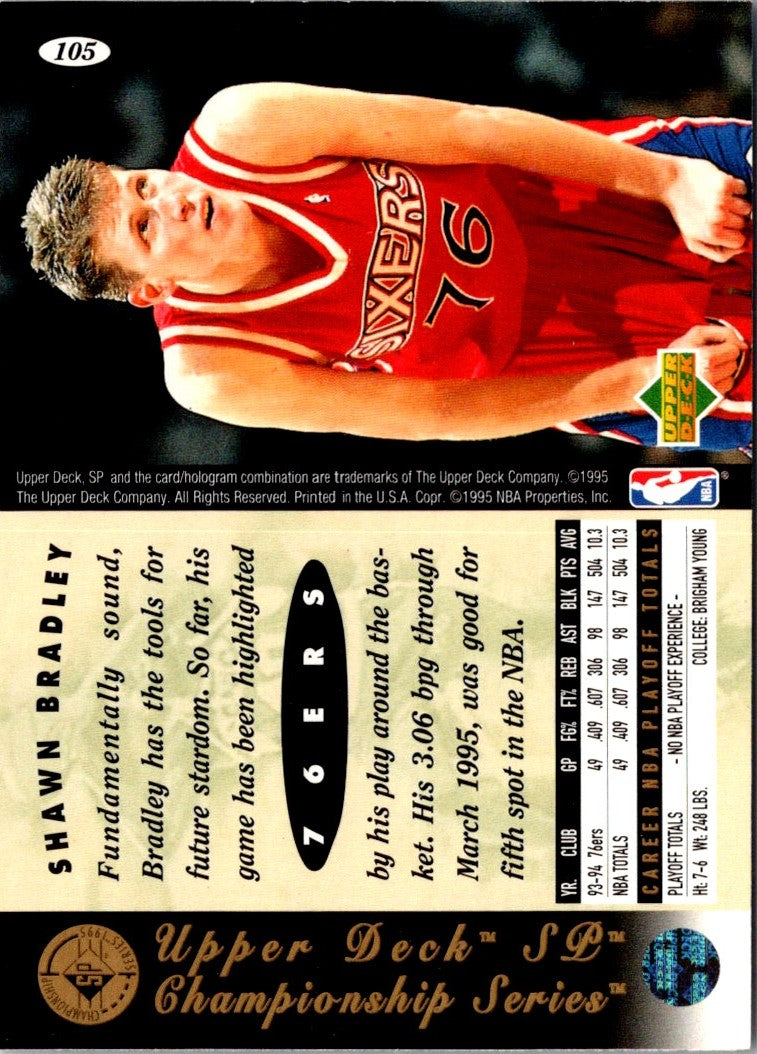 1994 SP Championship Shawn Bradley