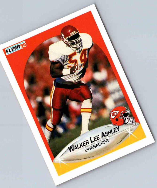 1990 Fleer Walker Lee Ashley #198