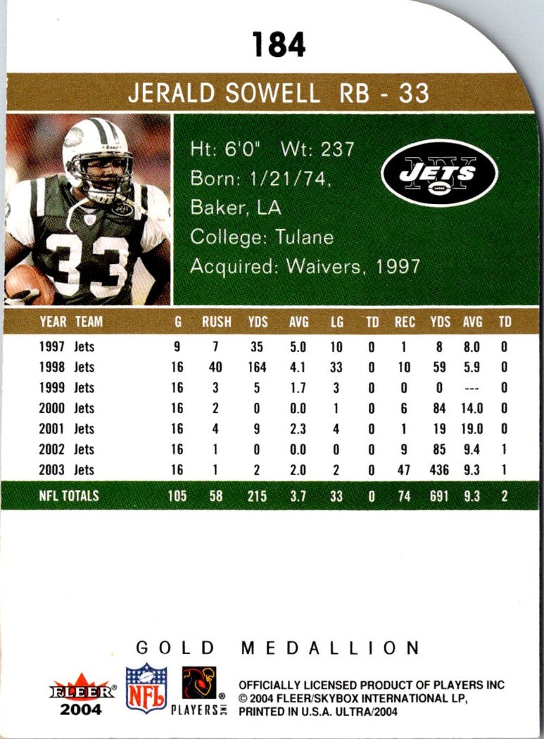 2004 Ultra Jerald Sowell