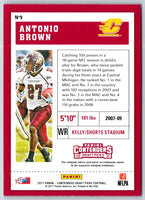 2017 Panini Contenders Draft Picks Antonio Brown #9