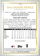 2019 Topps Gallery Salvador Perez