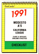 1991 ProCards Checklist