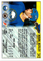 1993 Topps Premier Mark Astley #342 Rookie