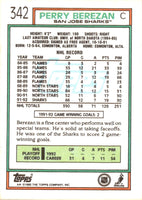 1992 Topps Perry Berezan #342
