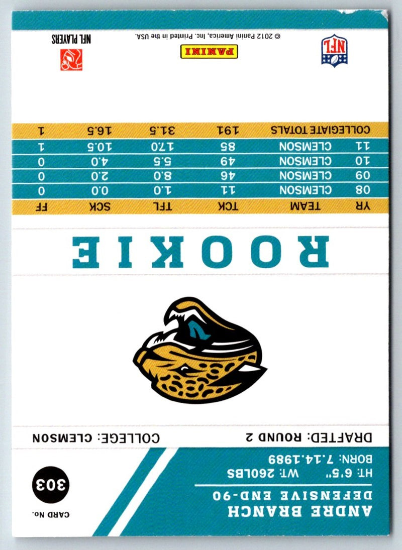 2012 Score Andre Branch