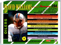 1993 Bowman Football David Williams #394