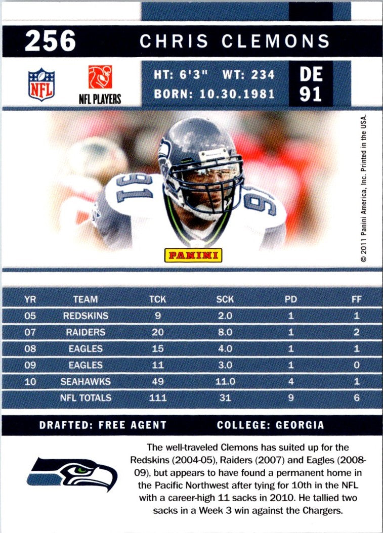 2011 Score Chris Clemons