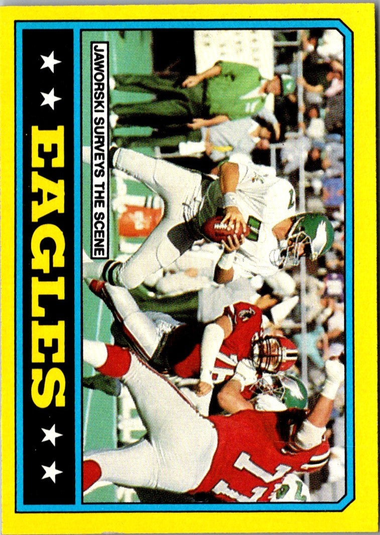 1986 Philadelphia Eagles Ron Jaworski