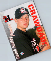 2000 Multi-Ad Hickory Crawdads Update Derek Hurley #16