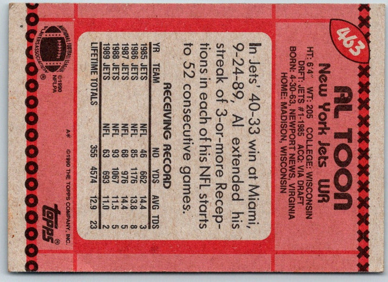 1990 Topps Al Toon