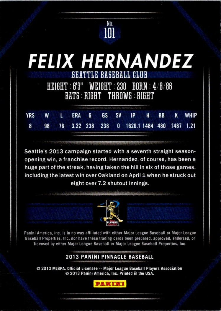 2013 Pinnacle Felix Hernandez