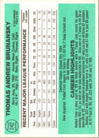 1984 Donruss Tom Brunansky #242