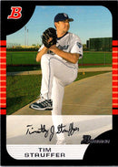 2005 Bowman Chrome Draft Picks & Prospects Tim Stauffer