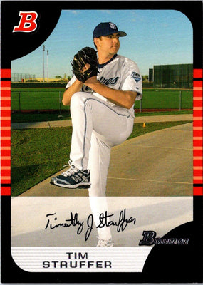 2005 Bowman Chrome Draft Picks & Prospects Tim Stauffer #BDP10