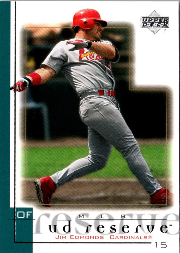 2001 UD Reserve Jim Edmonds #107