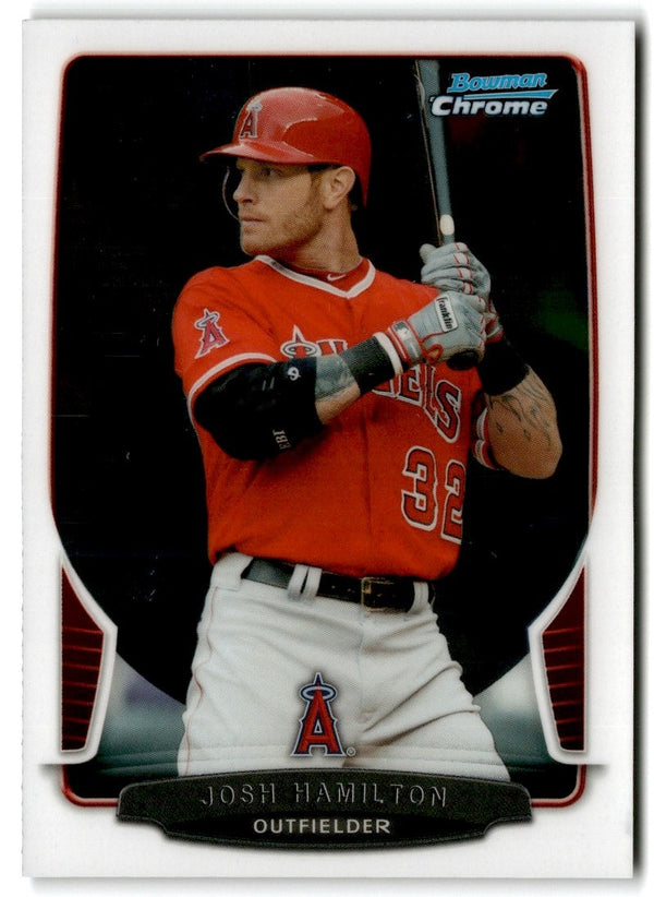 2013 Bowman Chrome Josh Hamilton #110