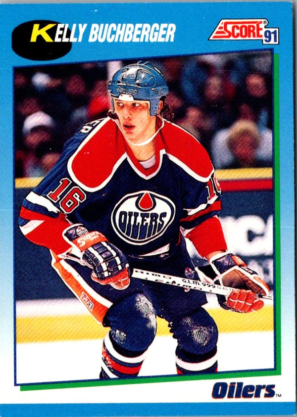 1991 Score Canadian English Kelly Buchberger #429