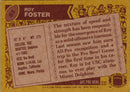 1986 Topps Roy Foster