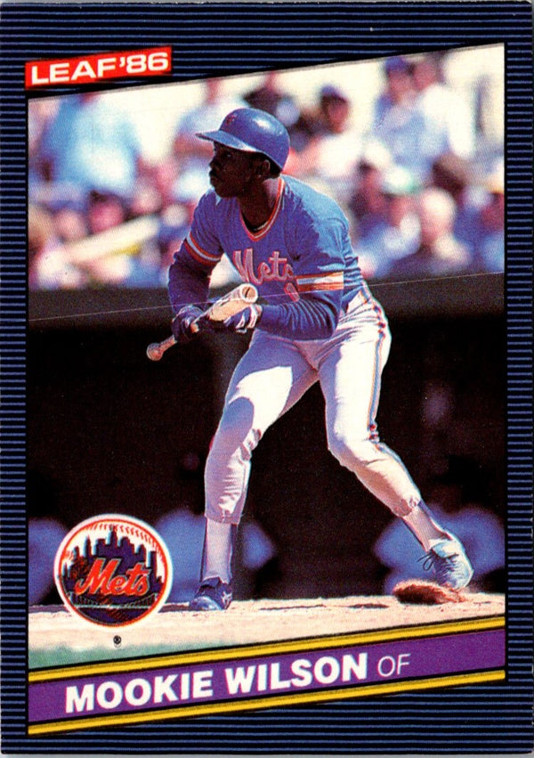 1986 Leaf Mookie Wilson #232