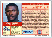 1989 NFL Proset Bennie Blades #117