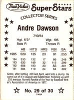 1986 True Value Andre Dawson #29