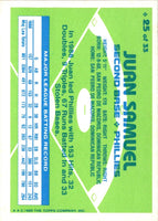 1989 Topps Hills Team MVP's Juan Samuel #25