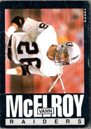 1985 Topps Vann McElroy