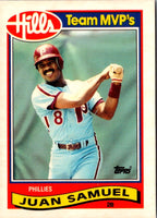 1989 Topps Hills Team MVP's Juan Samuel #25