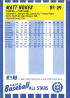 1988 Fleer Matt Nokes #29