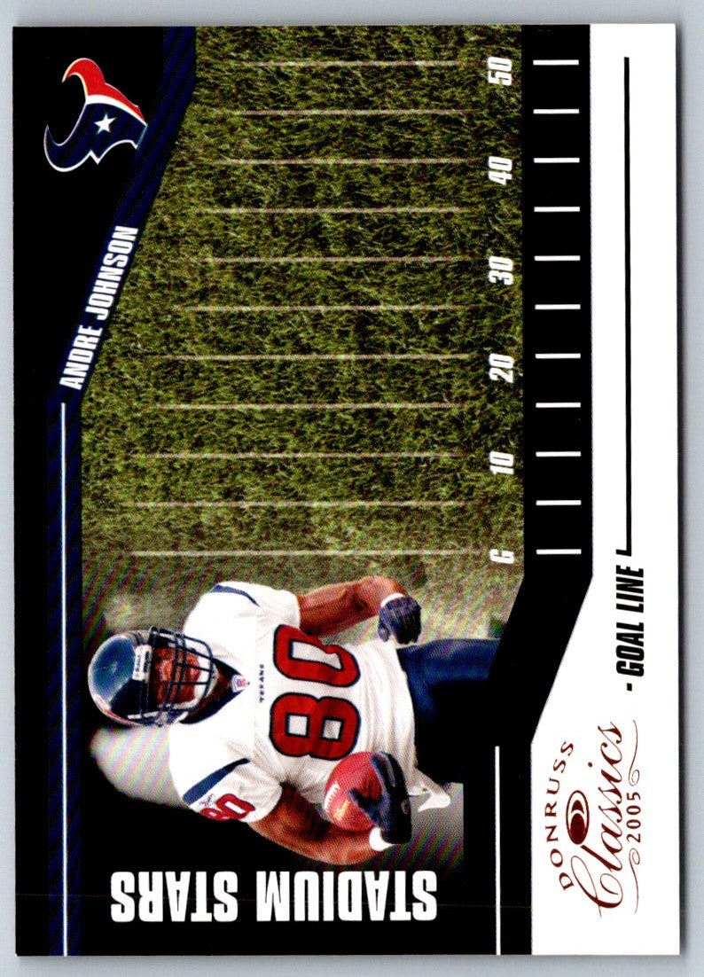 2005 Donruss Classics Stadium Stars Goal Line Bronze Andre Johnson