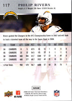 2008 Upper Deck First Edition Philip Rivers #117