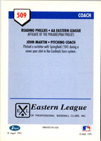1991 Line Drive AA John A. Martin #509