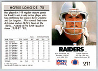1992 Proset Howie Long #211