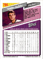 1993 Topps Gold Andy Ashby #794